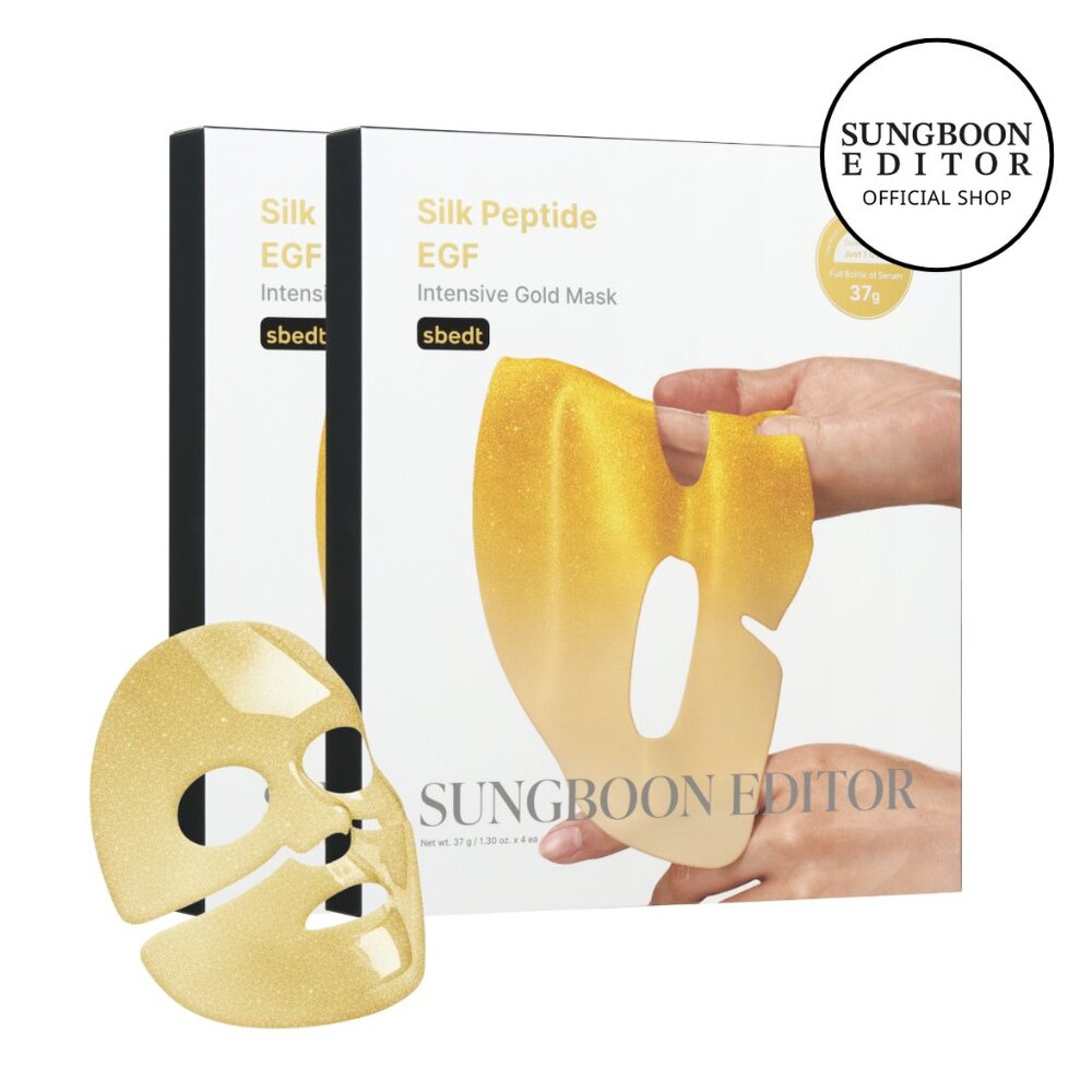 [Sungboon] Silk Peptide Intensive Gold Mask *2ea (8sheets)